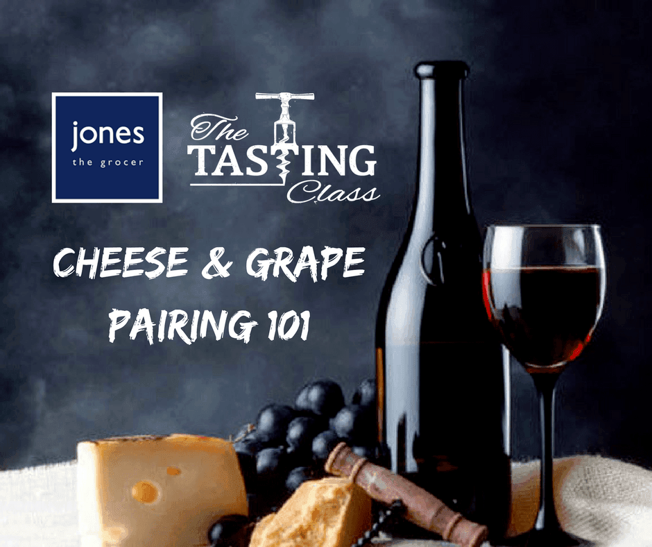 Cheese and Grape Pairing 101 class