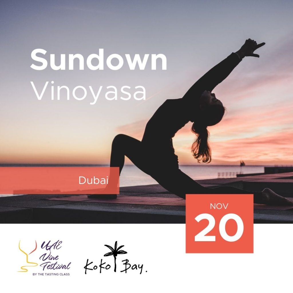 20th Nov - Sundown Vinoyasa at Koko Bay